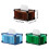 Transparent Nordic Style Acrylic Tissue Box Rectangular-Blue 4