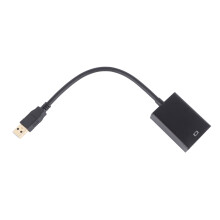 USB 3.0 naar HDMI-adapter voor meerdere monitoren, ondersteuning voor HD-audio- en videotransmissie, 1080p-resolutie, spiegel- en uitbreidingsmodus,