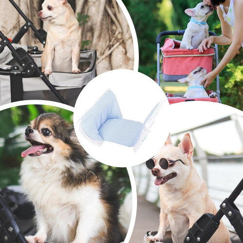 Pet stroller cushion: comfortable pet cushion, pet stroller mat, soft stroller cushion for strollers  soft cushion for strollers 2