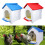 Plastic Hen House Chicken Coops With Silicone Pad Easy-Red 3