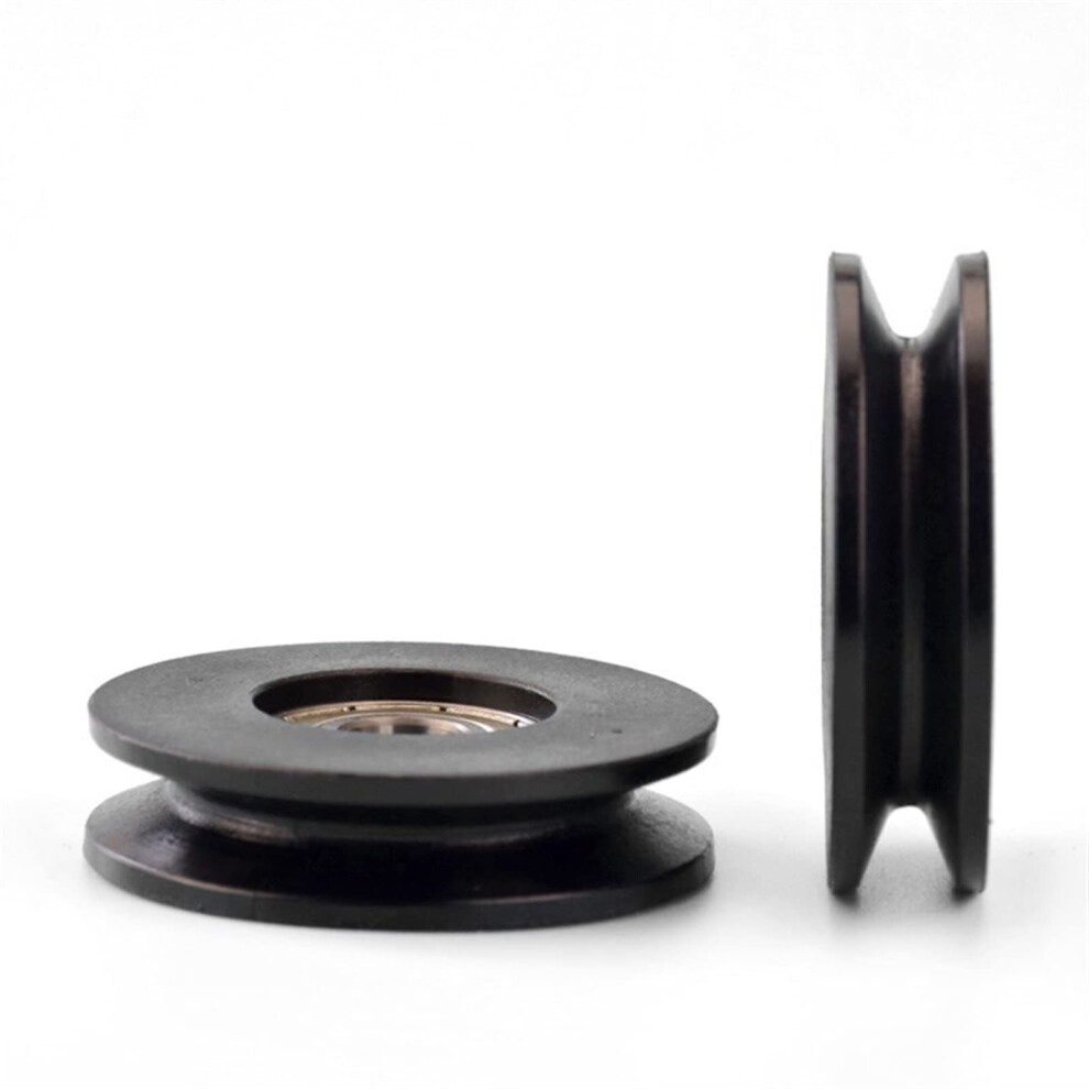 Bearing Pulley Wire Rope Over Line Lifting Wheel 100Mm Groove Concave Wheel For Elevators Accessories 9365049168458