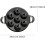 Donut Maker Pan Donut Baking Pan Versatile Nonstick Makes 7 Doughnuts Breakfast Maker for Brunches Donut Party Breakfast 3