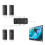 Διακόπτης USB KVM για υπολογιστές VGA, Διακόπτης USB VGA KVM 4 θυρών με τηλεχειριστήριο 5