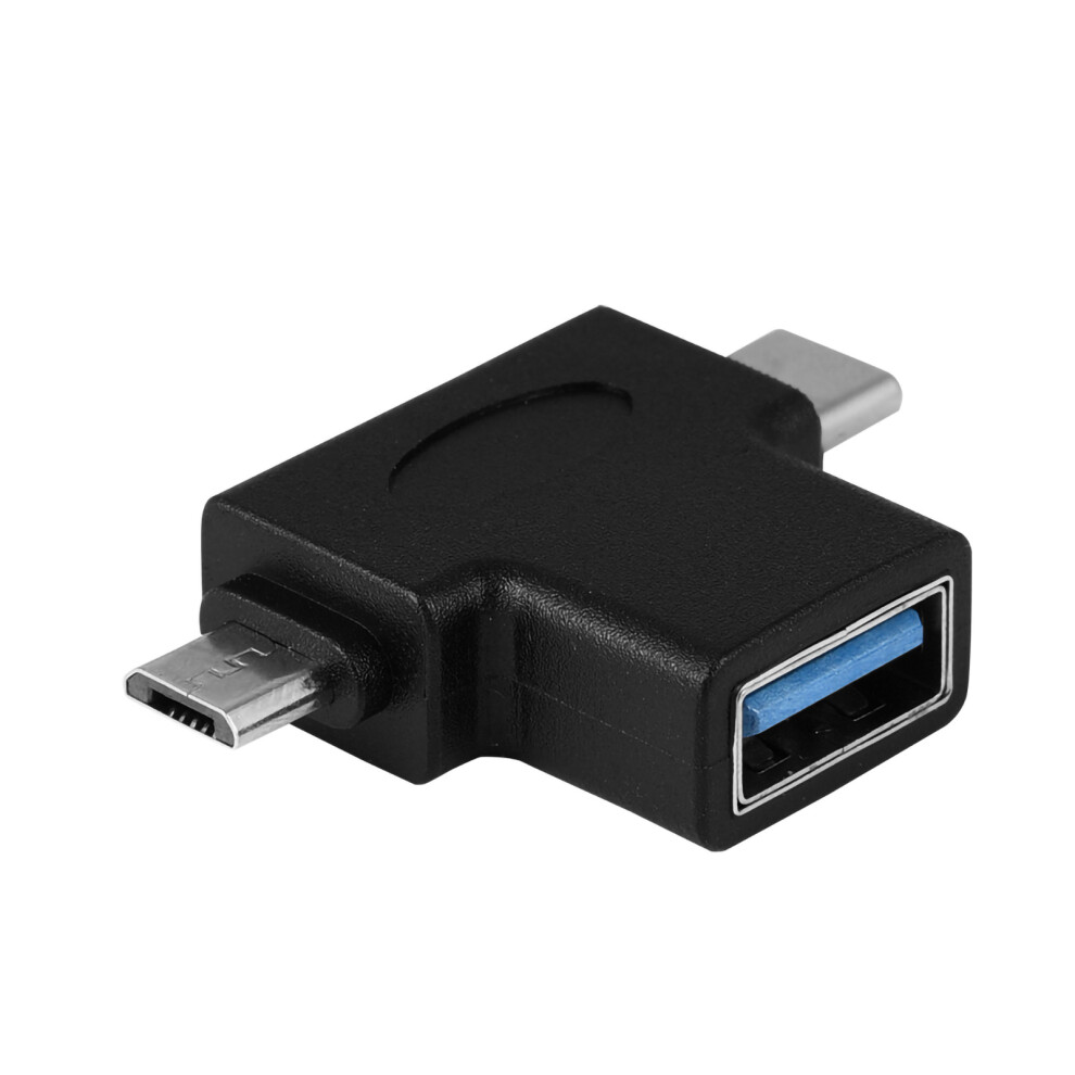 Otg Adapter Usb 3.0 Female Micro Usb Male Type C Converter 2 In 1 Multifunction Usb Otg Adapter Data Transfer On The Go Adapter Charging Reversible De 9486358975701