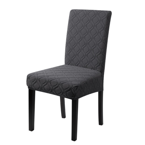 Housse élastique pour chaise, taille universelle,-Gris foncé