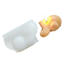 Moules à bougies en Silicone en forme de corde-Nœud croisé
