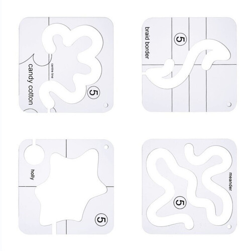 Modèles de Quilting Freemotion, règle de Quilting en-Style C