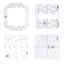 Modèles de Quilting Freemotion, règle de Quilting en-Style A