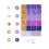 Perles d'argile rondes entretoises, ensemble de-Violet Violet 1