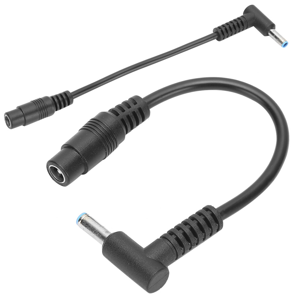 Power Supply Charger Converter Cable Adapter, Dc Power Cable 5.5X2.1mm Female To 4.5X3.0mm Male Connector Tip, Dc Jack For Hp Notebook Replacement Pow 9486358976265