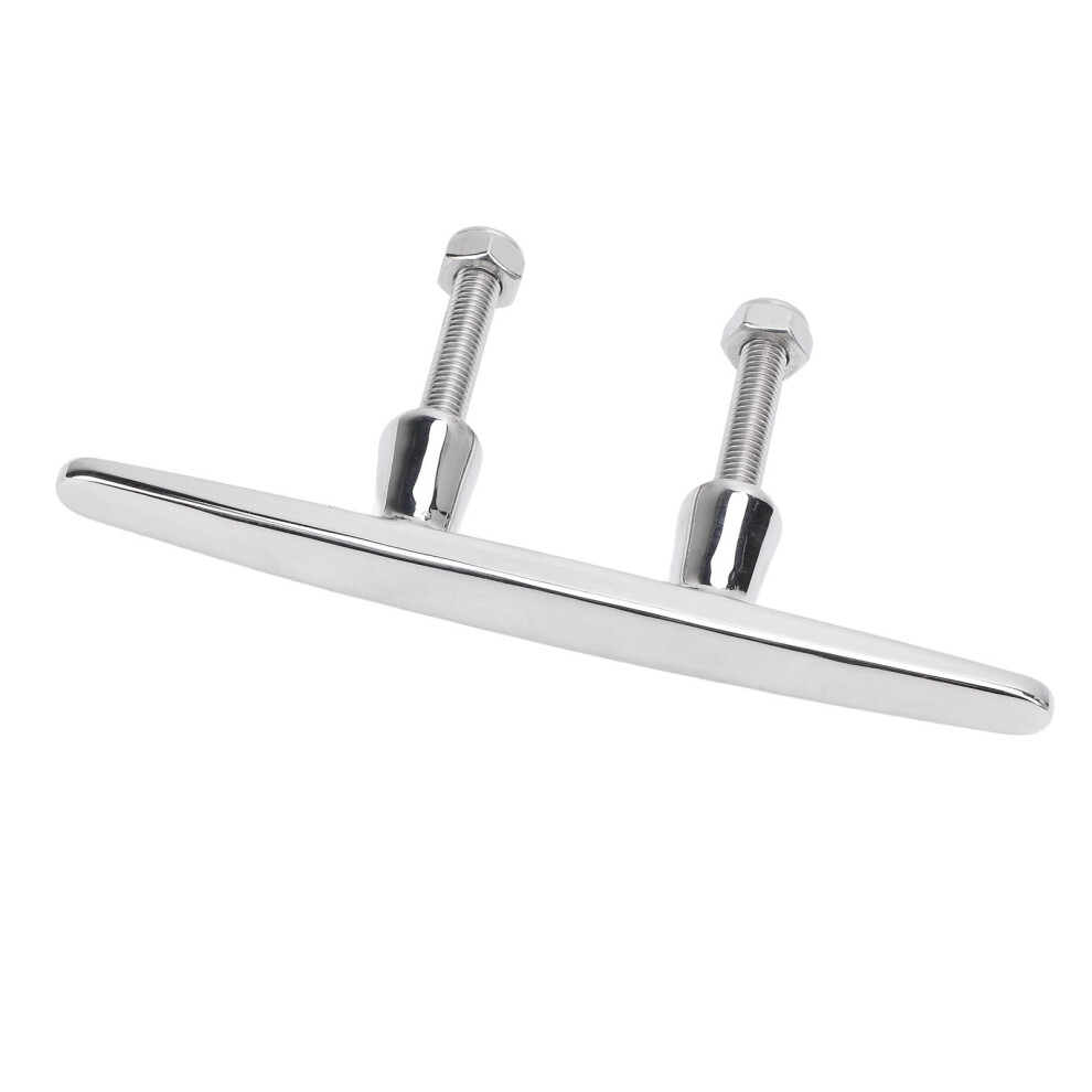 8 Inch Polished 316 Stainless Steel Boat Cleat For Yacht & Cargo Docking 4241365254363