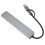Κόμβος USB 7in1 Κόμβος USB C Διαχωριστής USB Επέκταση USB Κόμβος USB πολλαπλών θυρών Υψηλής 7