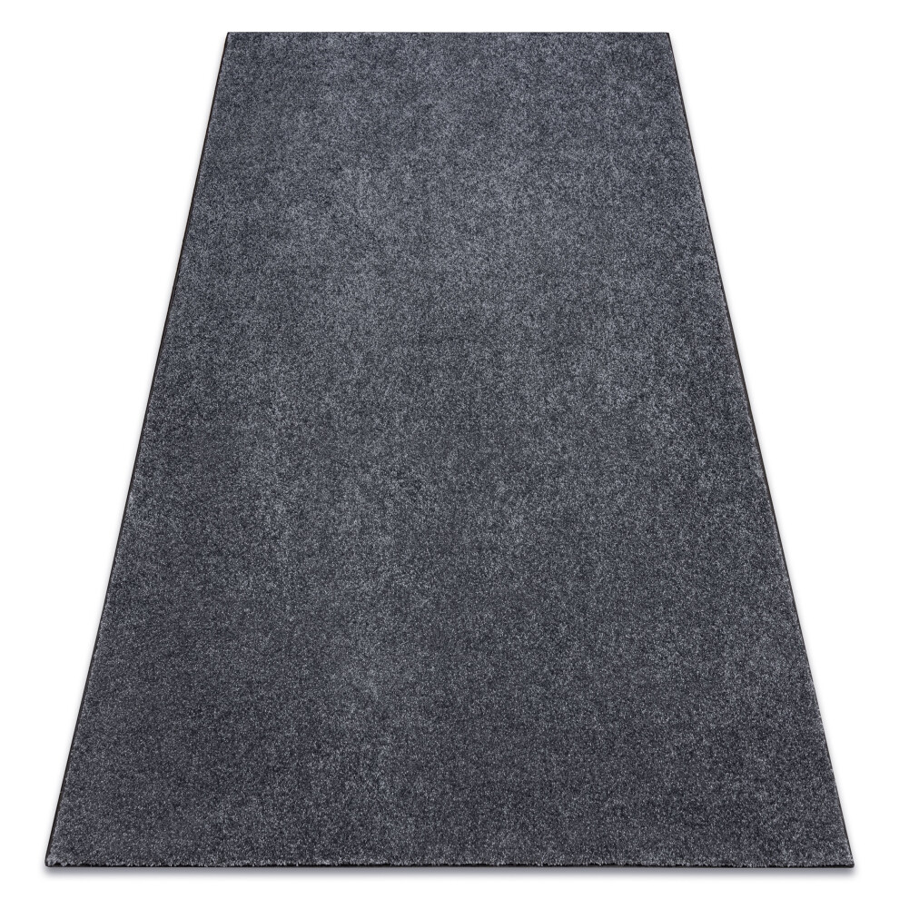 Carpet Wall-To-Wall San Miguel Grey 97 Plain, Flat, One Colour 100X300 Cm 5902921076735