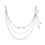Modern Multi Level Star Design Pants Chain Easy Clean Alloy Body 1