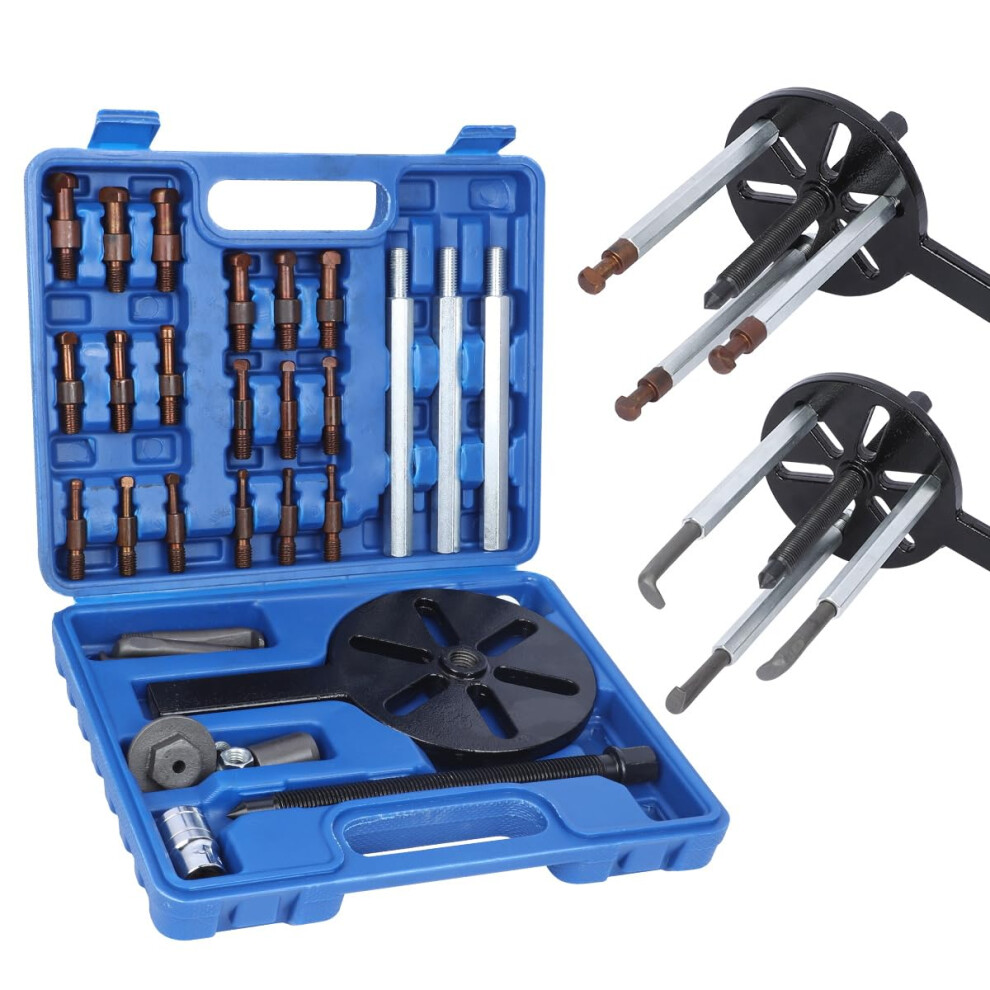 Bearing Puller 21In1 Kit For Nodamage Bearing Removal, Internal Bearing Puller Set With Separator And 3Jaw 9365049171571