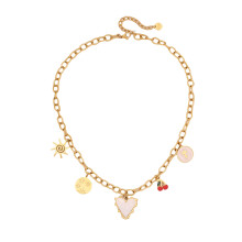 Enduring Heart Locket Necklace Adjustable-Imitation of love