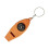 Emergency Whistle Keychain Magnifier Temperature-Orange 1