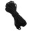 Color Cotton String For Artisanal Weaving And Accessories-Black 1