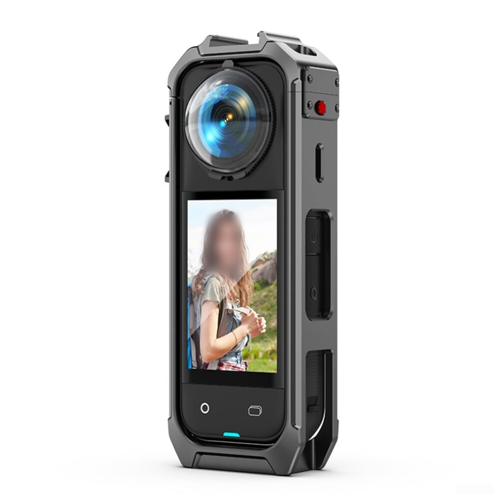 Lunette Housing Made Of Aluminum Alloy For Insta360 X5, Camera Cage For Insta360 X5, With Quickrelease Knob, Camera Lunette Housing 9365049170925