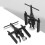 3 Jaw Bearing Puller Automotive Kit Professional Gear Puller Set For Bearings 3