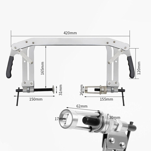 Valve Spring Compressor  Adjustable Aluminum Tool For Cars  EasyToUse Valve Spring Removal Tool 2