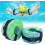 Water Ankle Weights Adjustable Pool Cuffs Float Ring Aquatic Exercise Weights For Adults Green 2