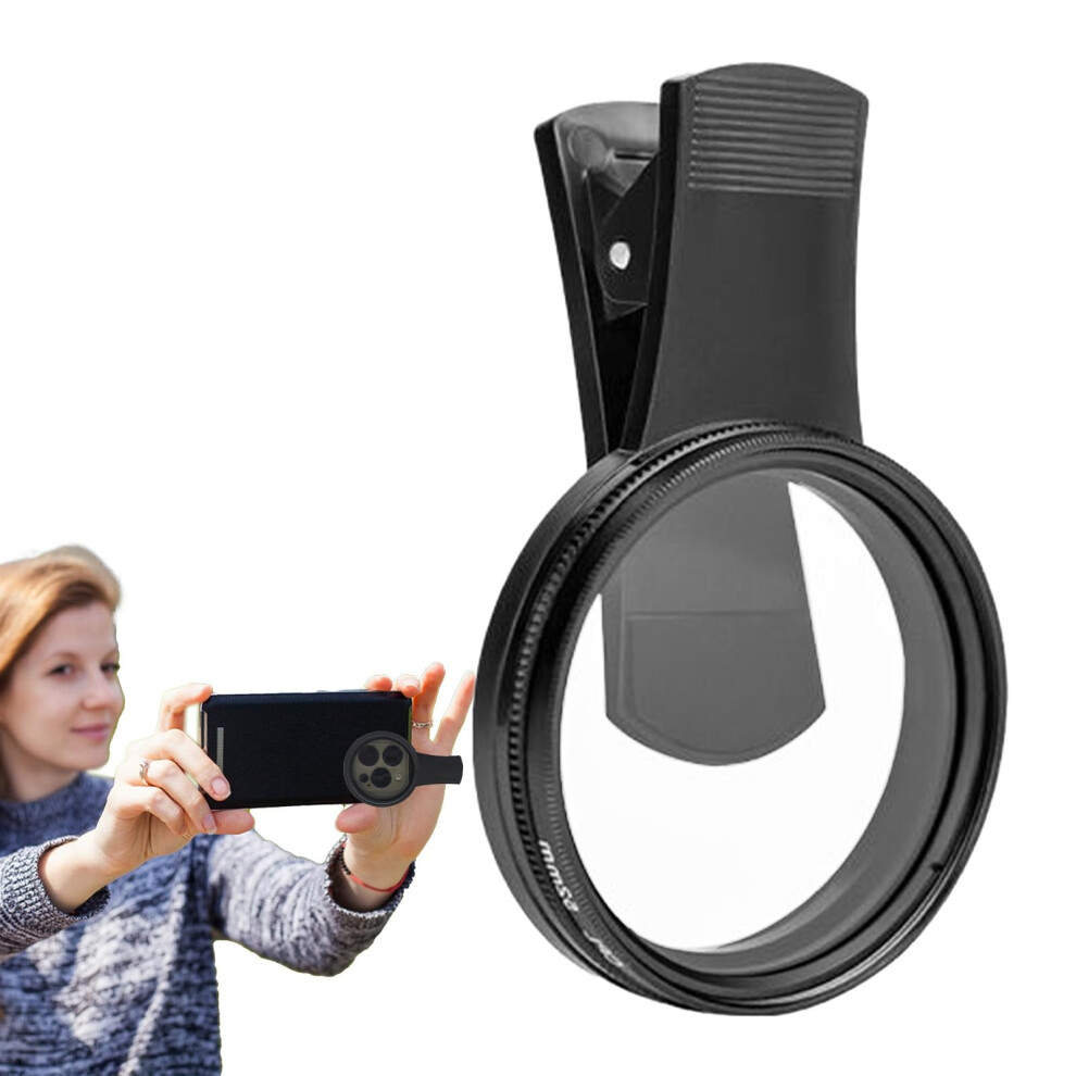 Circular Polarizer Clip For Photography With Reduced Backlighting And Glare Cpl Filter, Camera Filter, Easy Mobile Phone Clip 52 Mm 9365049173582