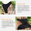 Cat harness and leash set, escapeproof adjustable soft padded, air mesh breathable (Black/S) 5