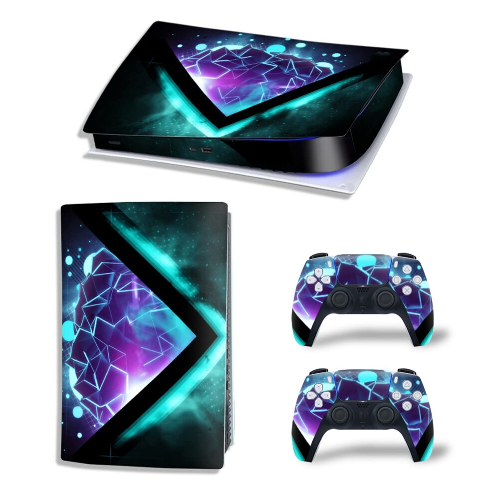 Console Skin Anime For Ps5 Digital Edition Vinyl Sticker For Console And Controllers Wraps Durable Scratchresistant 9365049172646