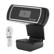 Professionelle Webcam, HD-Videoauflösung, 5 MP, Autofokus, USB-Anschluss (Plug & Play), High-Speed-USB-Schnittstelle, Sichtschutzblende,