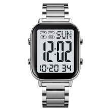 Herren Damen Digital Waterproof-Armbanduhr 30M mit 1/100 Sekunde Stoppuhr und Hintergrundbeleuchtung