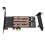Διπλός προσαρμογέας M.2NVMe σε Pcie, μεταφορά δεδομένων υψηλής ταχύτητας για 2