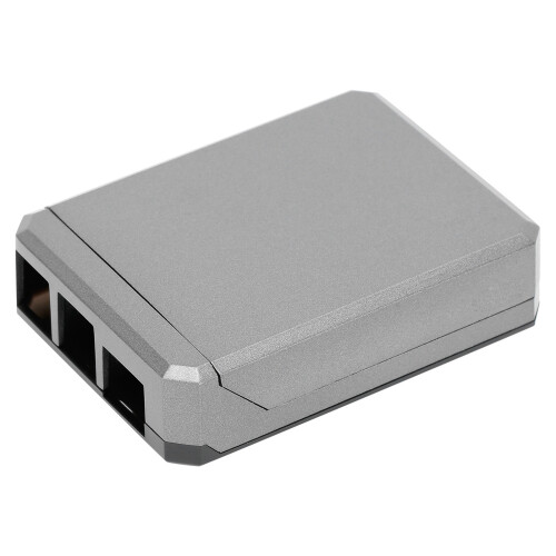 Θήκη αλουμινίου για Raspberry Pi4B, αξιόπιστη προστασία με κατασκευή αμμοβολημένου 1