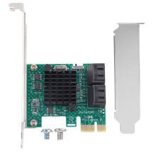 SATA-Erweiterungskarte für PC, erweitert Ihren Speicher mit HyperDuo-Technologie und hoher Chipsatzleistung, unterstützt SATA-Anschlüsse und PCI