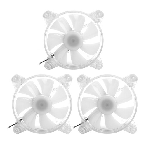 Advanced Cooling Solution, Silent Led Light Enhanced Frame Soft Fan Blade Cpu Cooling Fan For Computer Pc Cases 1