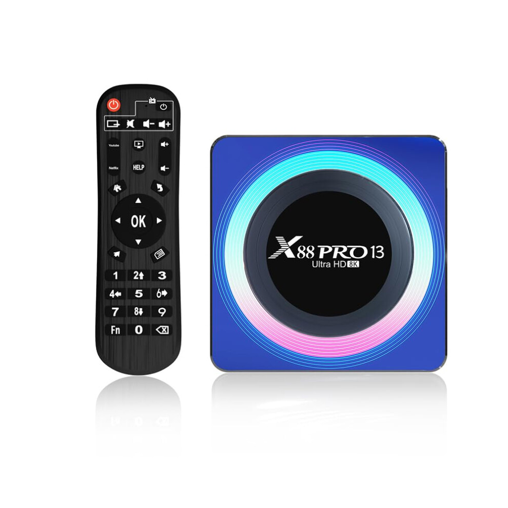 Android 13.0 Tv Box Smart Tv Box 4Gb Ram 64Gb Rom Rk3528 Quad Core 64Bit 8K Ultra Hd Wifi 6 2.4G/5G 9365049175197