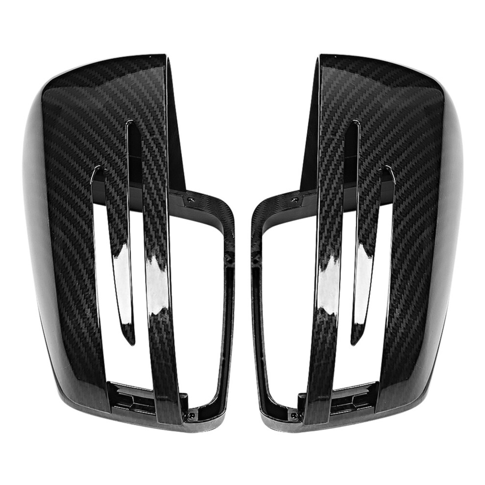 Rearview Mirror Cover For Benz Carbon Fiber Style Exterior Mirror Protector High Quality Abs Plastic Easy Installation No Modification Exterior Style 9139052499287