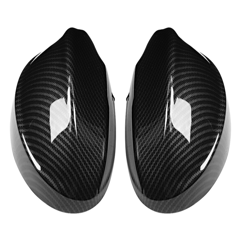 Car Review Side Mirror Cap Cover Abs For Luxury Vehicles Durable Decorative Trimming Carbon Fiber Style Upgrade Appearance Antiwear Corrosion 9139052499324