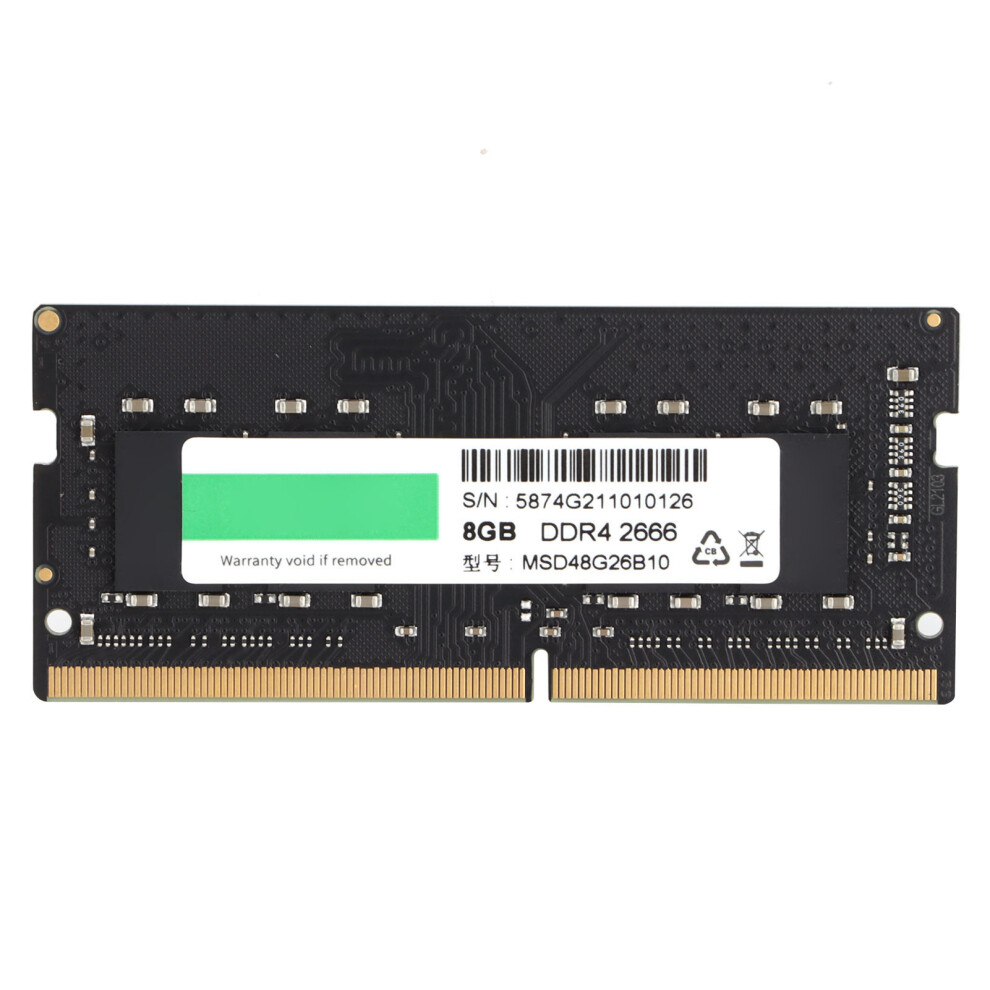 Enhanced 8Gb Ddr4 2666Mhz Memory Module For Improved Performance And Durability, High Performance Plug And Play Laptop Ram Upgrade With Stable Perform 9486358980453
