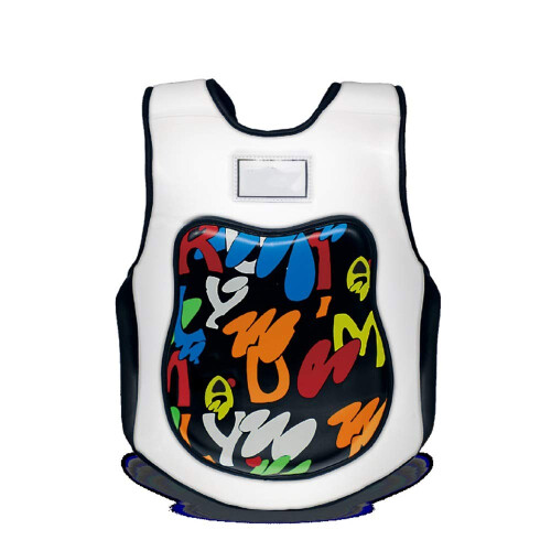 Boxing Chest Protector Children's Taekwondo Body Protector S White Ref: 8192