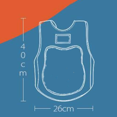 Boxing Chest Protector Children's Taekwondo Body Protector S White Ref: 8192 1