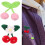 Embroidery Patches Colorful Cherry Pattern Appliques-Style 2 4