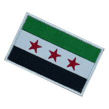 Syria New Flags Embroidery Patches Easy Attachment Badge for-1