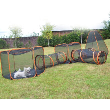 6 in 1 Outdoor Cat Enclosure Portable PopUp Tent Playpen for Cats Small Animals