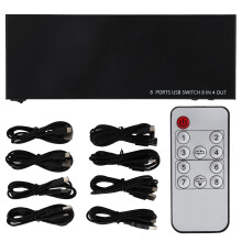 Verbeter uw multimedia-ervaring met onze high-definition audio-passthrough HDMI-matrix, voorzien van Dolby Vision en een geavanceerde audio-extractor.