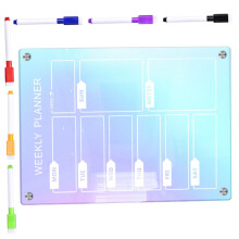 Magnetic Message Board Set Dry Erase Planner Calendar 42x29.7x0.3CM