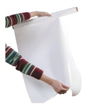 Dry Erase Board Stickers, static cling, erasable, for home, office, school (0.45x2m) White