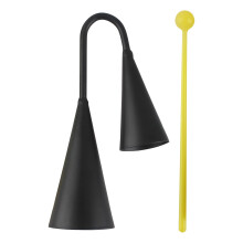 Cowbell musical instrument percussion with stick for stage, band, performance