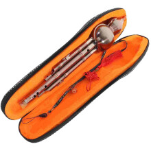 Hulusi Instrument Classic ThreeColour Pumpkin Silk Musical Instruments Hulusi Flute PP Chinese for Beginners (Rose Gold)