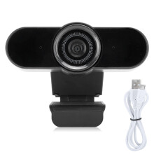 Professionelle Full-HD-Webcam, 5-Megapixel-Streaming-Videokamera mit zwei Stereomikrofonen für breite Kompatibilität und einfache